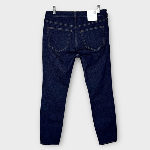 H&M Super Stretch skinny jeans 10 dark wash ankle mid-rise regular waist NWT - Picture 1 of 10